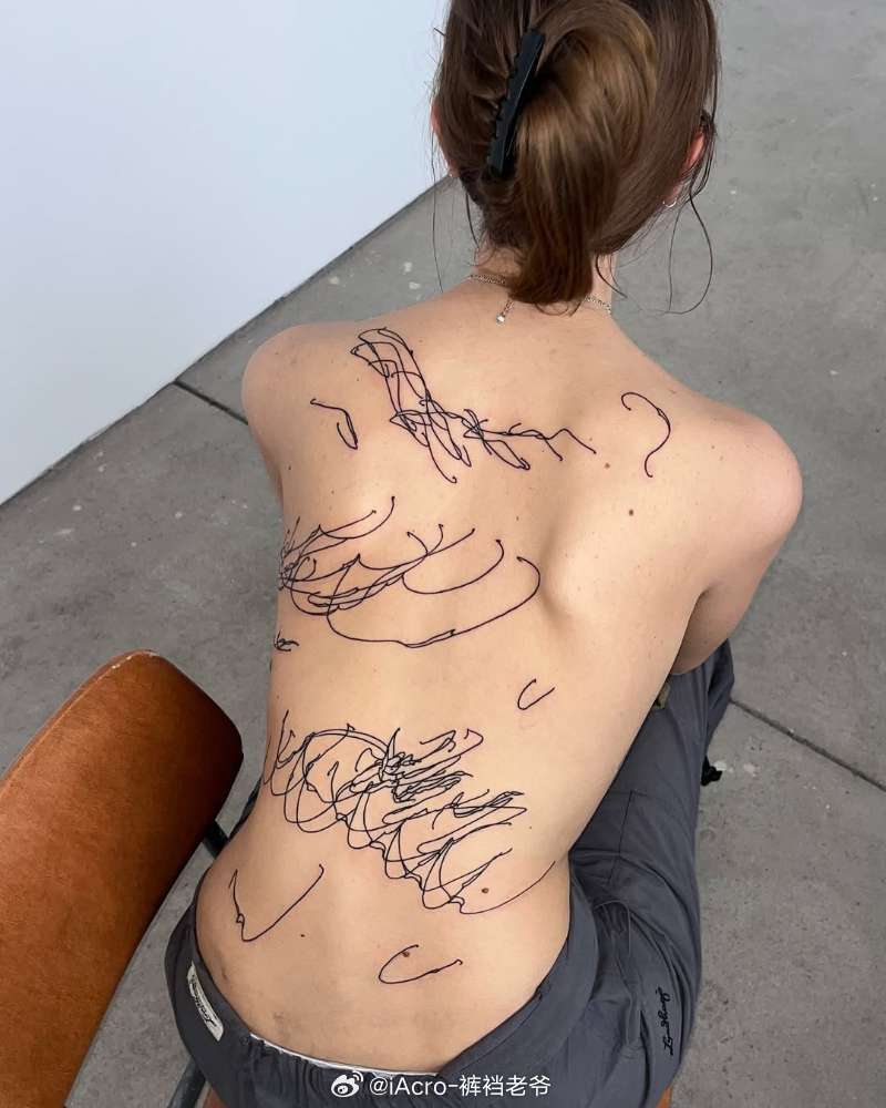 这是纹的啥？笔没水了？ ​​​