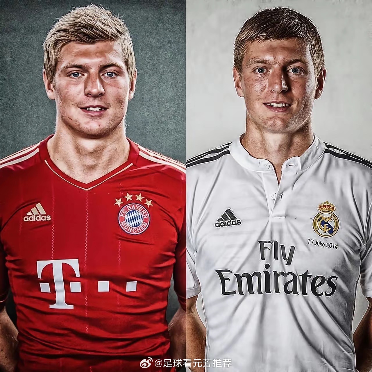 2013/14赛季，托尼·克罗斯与拜仁的合同快到期了。俱乐部给的新合同年薪不到1