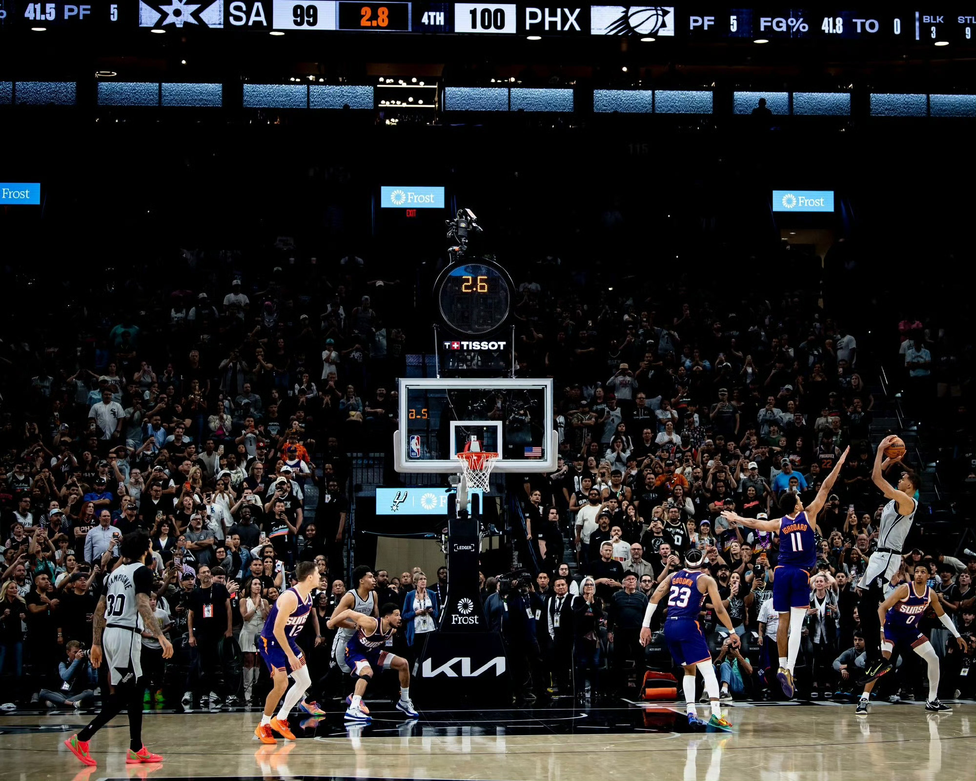 文班亚马赛后谈绝杀球:“我们执行了战术，福克斯￼反应很快，绝杀回合打得简单直接当