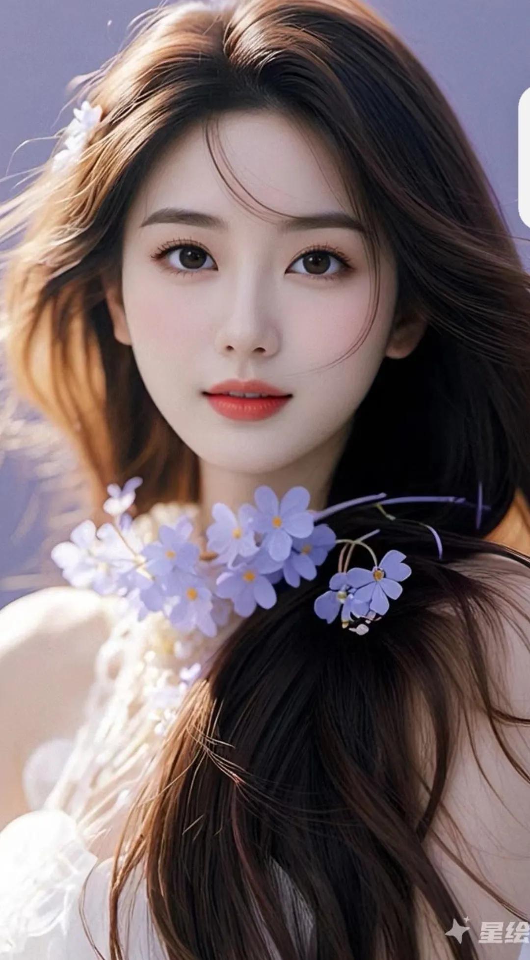 青丝绕身，花影摇曳。#非凡情丝# #闭月羞花美如仙# #唯美浪漫共赏#