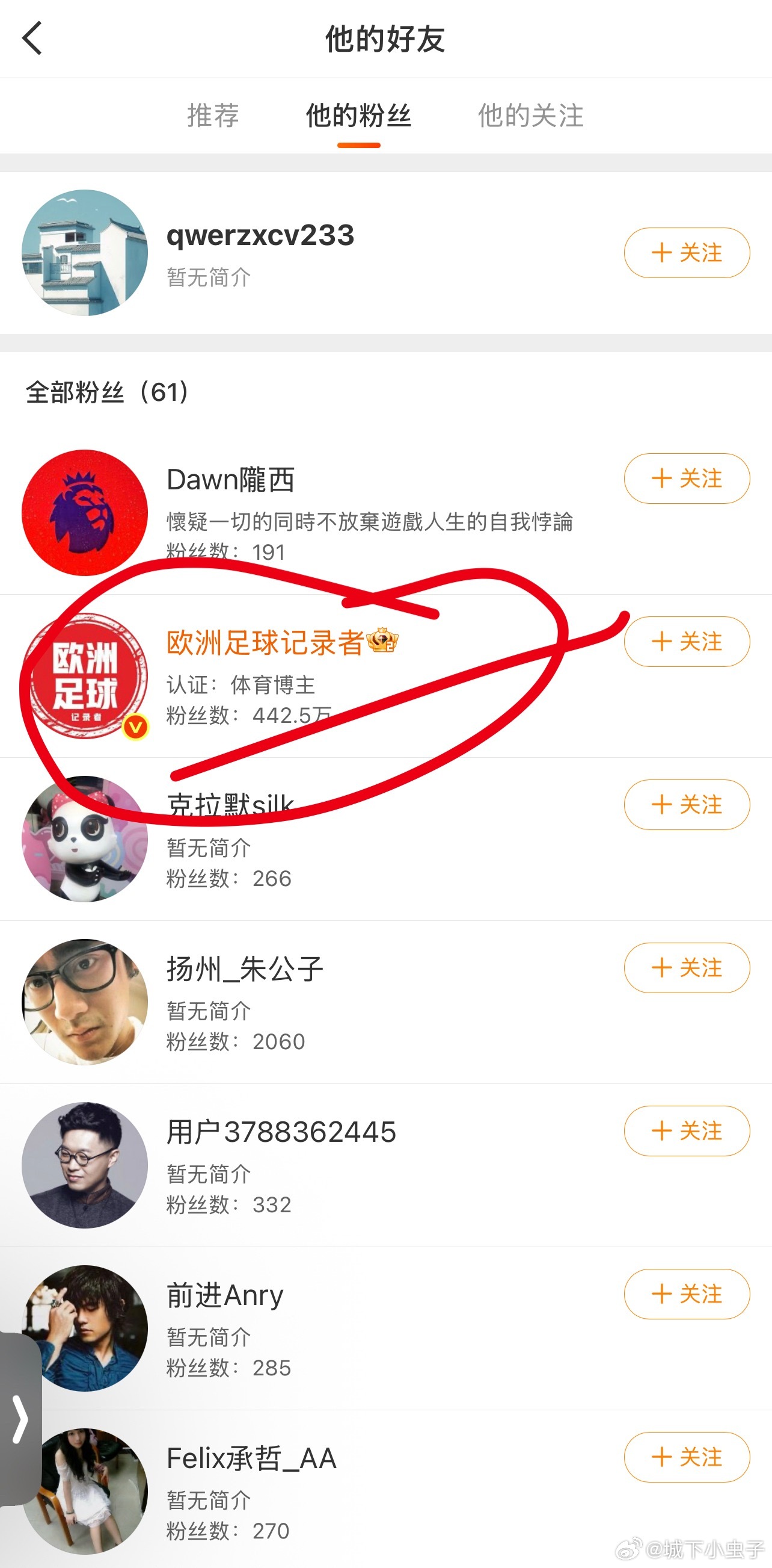 这毁三观的人，交友广泛！🤨粉还有大大V！！！ 