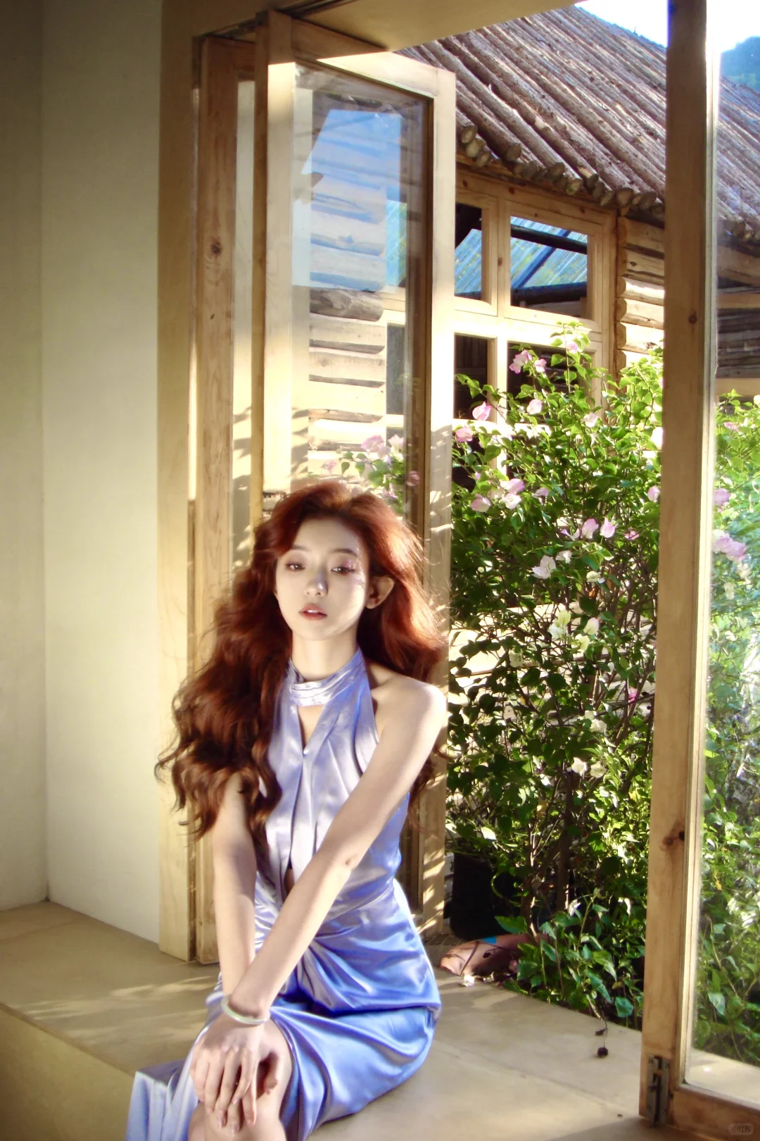 妹妹说紫色很有韵味