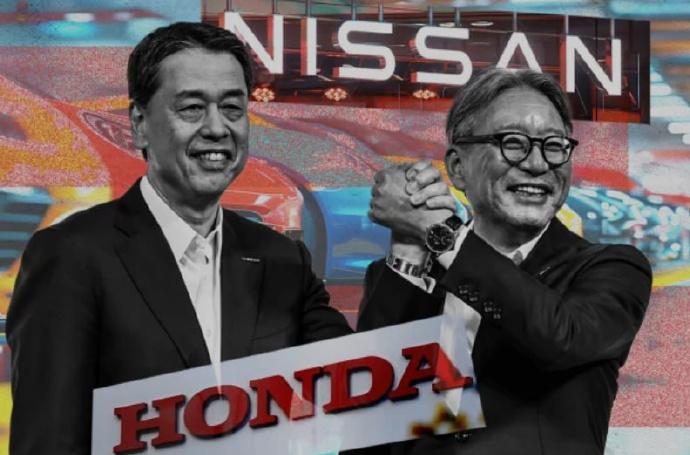 🔻日前本田、日产计划在 2026 年 8 月之前合并成为全球第三大汽车制造商，