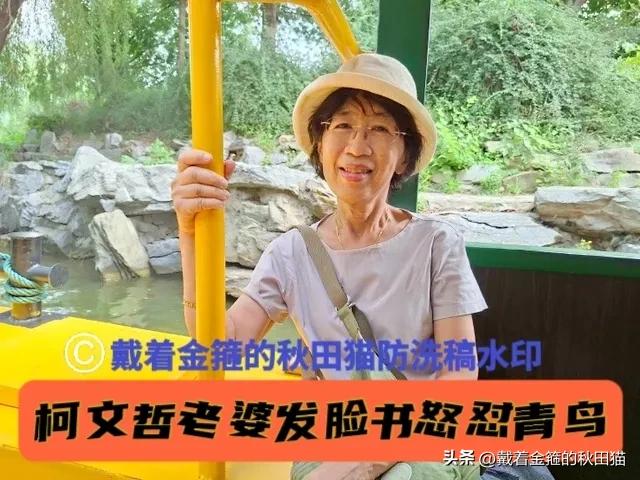 柯文哲老婆让青鸟恼羞成怒！
陈佩琪高铁救孩子反遭“青鸟”围攻，再发脸书怒怼：我随