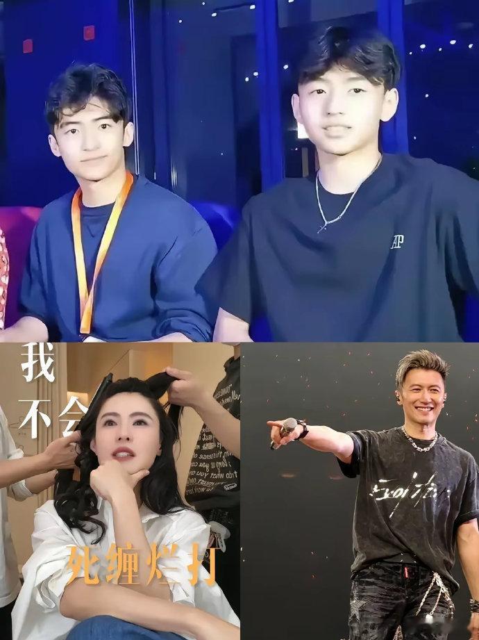 谢霆锋演唱会，王菲、张柏芝上热搜，张柏芝因儿子照及恋爱观受关注，似已看淡情爱，有