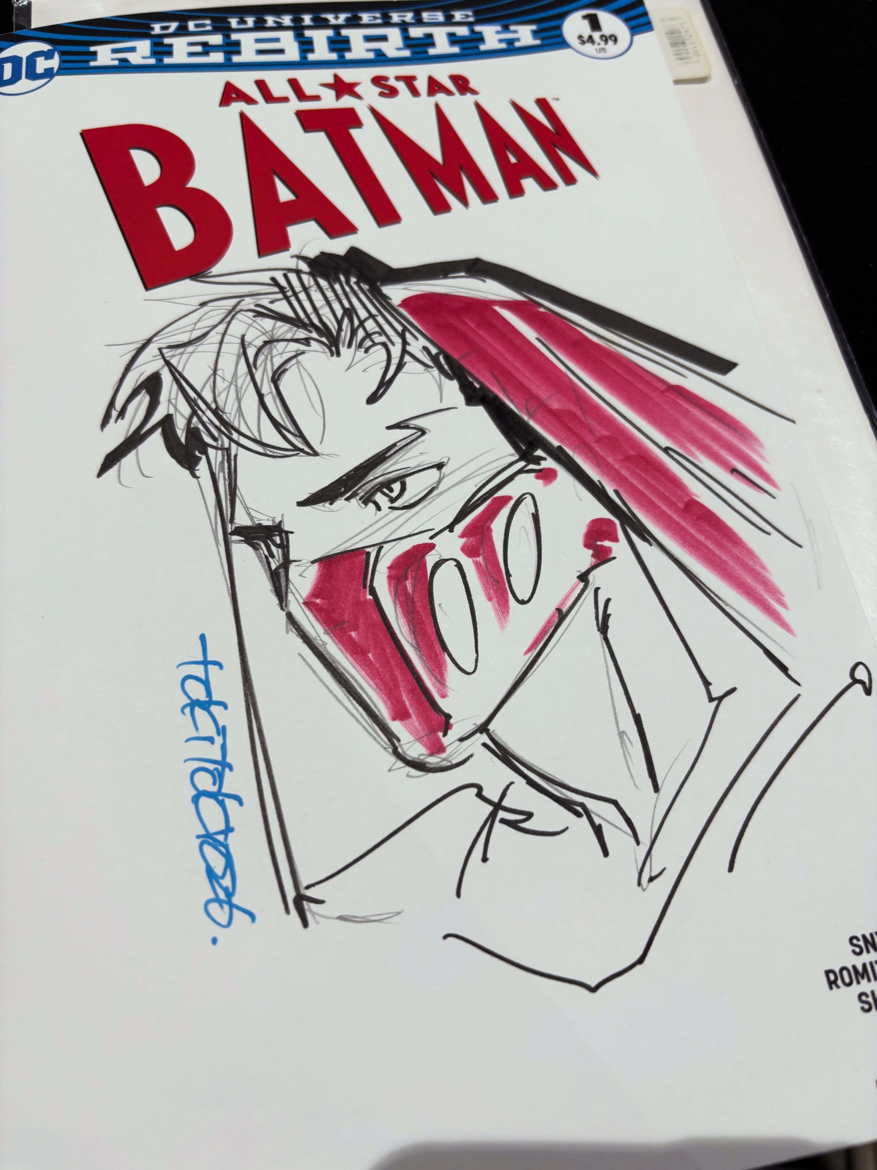 JasonTodd 画师tokitokoro在ins上分享了自己在SDCC上绘制