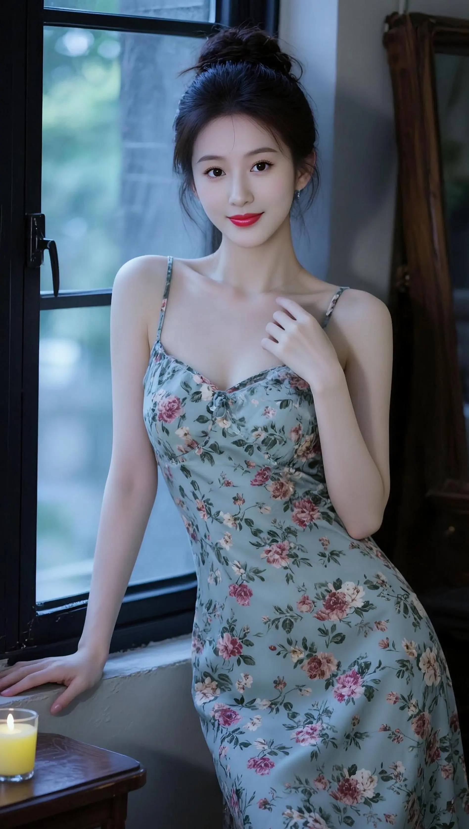 AI窗边慵懒写真 ai创作