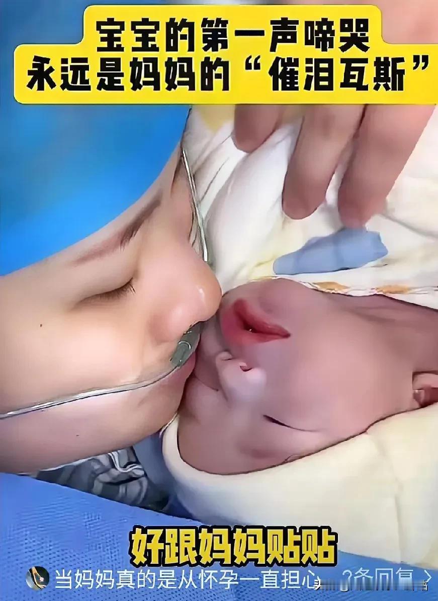 母爱，刻在骨子里的本能！

在湖南一家医院的产房里，1 月 1 日，新生命的诞生