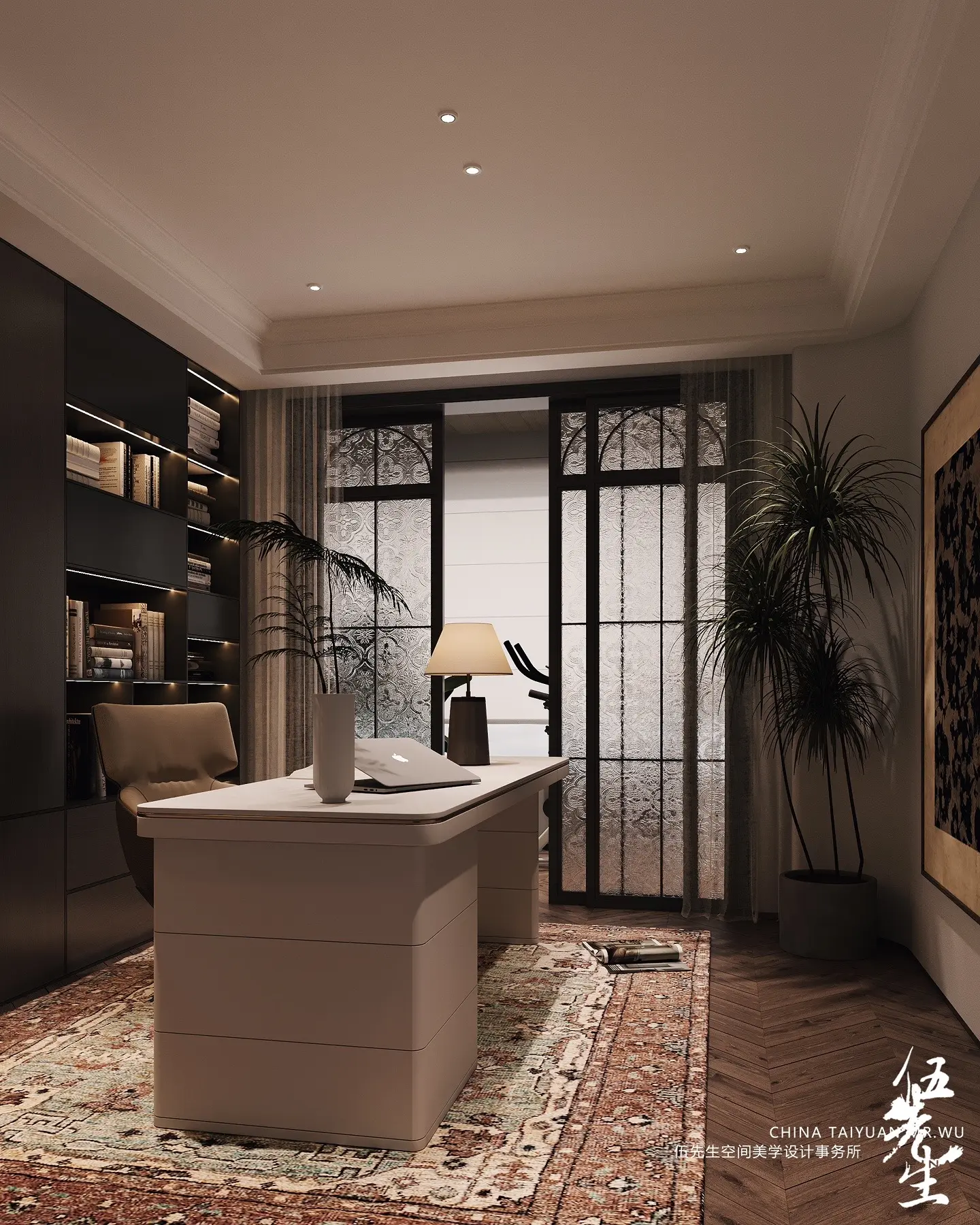 设计师伍先生。又一个家装案例出炉，和大家分享。