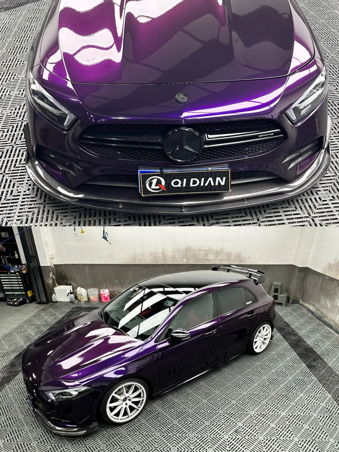 奔驰A45 AMG 紫配白 怎么样？