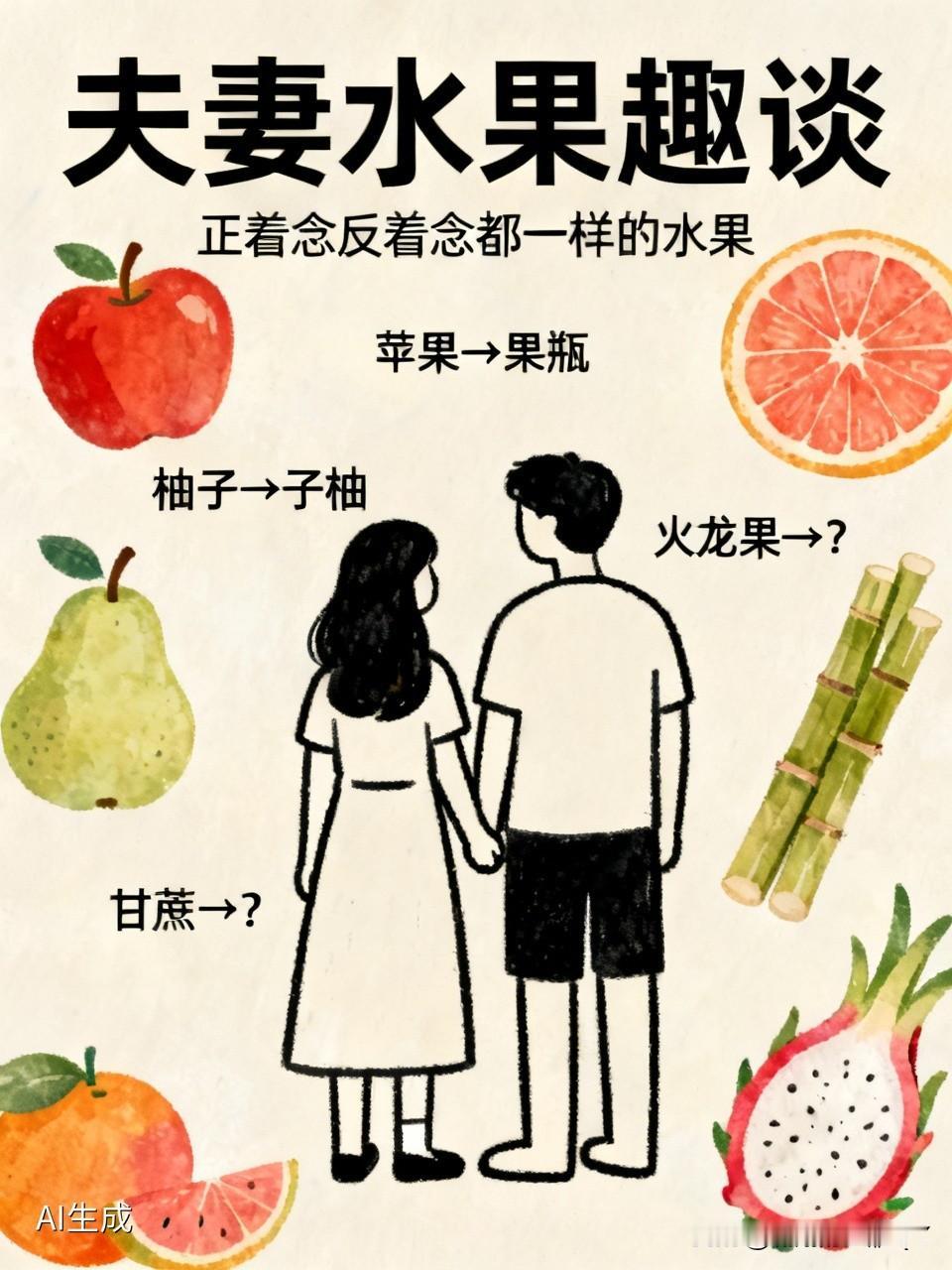 夫妻搞笑对话，超逗的
妻子对老公说：“他们天天都说我笨，你今天再给我出道题，我肯
