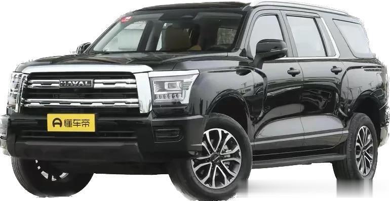 哈弗H5这个造型和长度（图1-3），基本上和典型的美系全尺寸SUV（图4-6）大