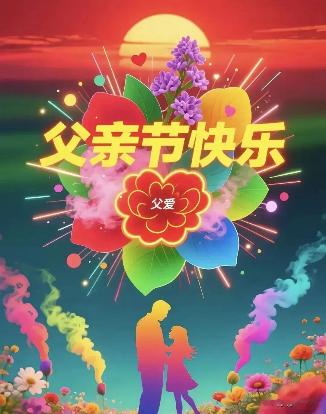 《父爱深沉》
父亲节日乐哉
您挑重担苦挨
辛路前行未改
苦尽甘来福开

[心][