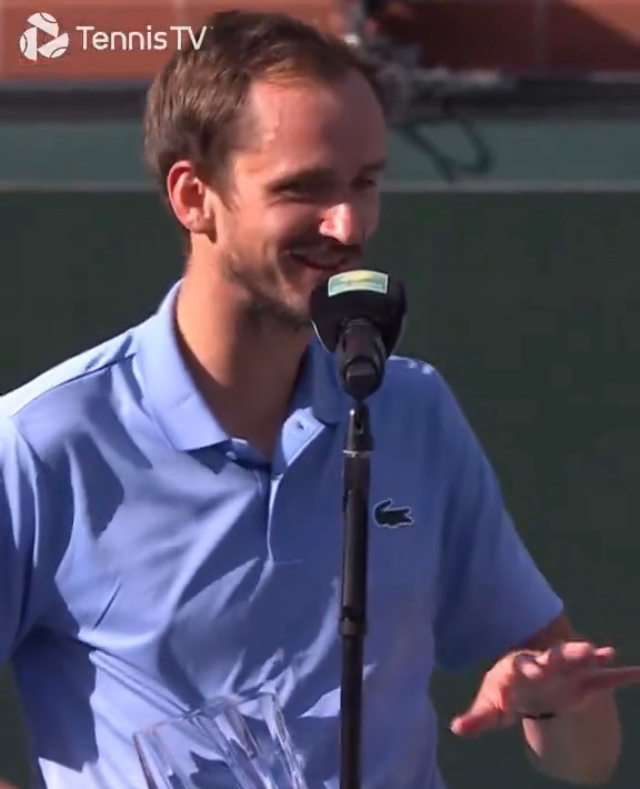 虽然还是没能赢得印第安维尔斯冠军，但击败阿尔卡拉斯后决赛又与辛纳激战两个抢七，也