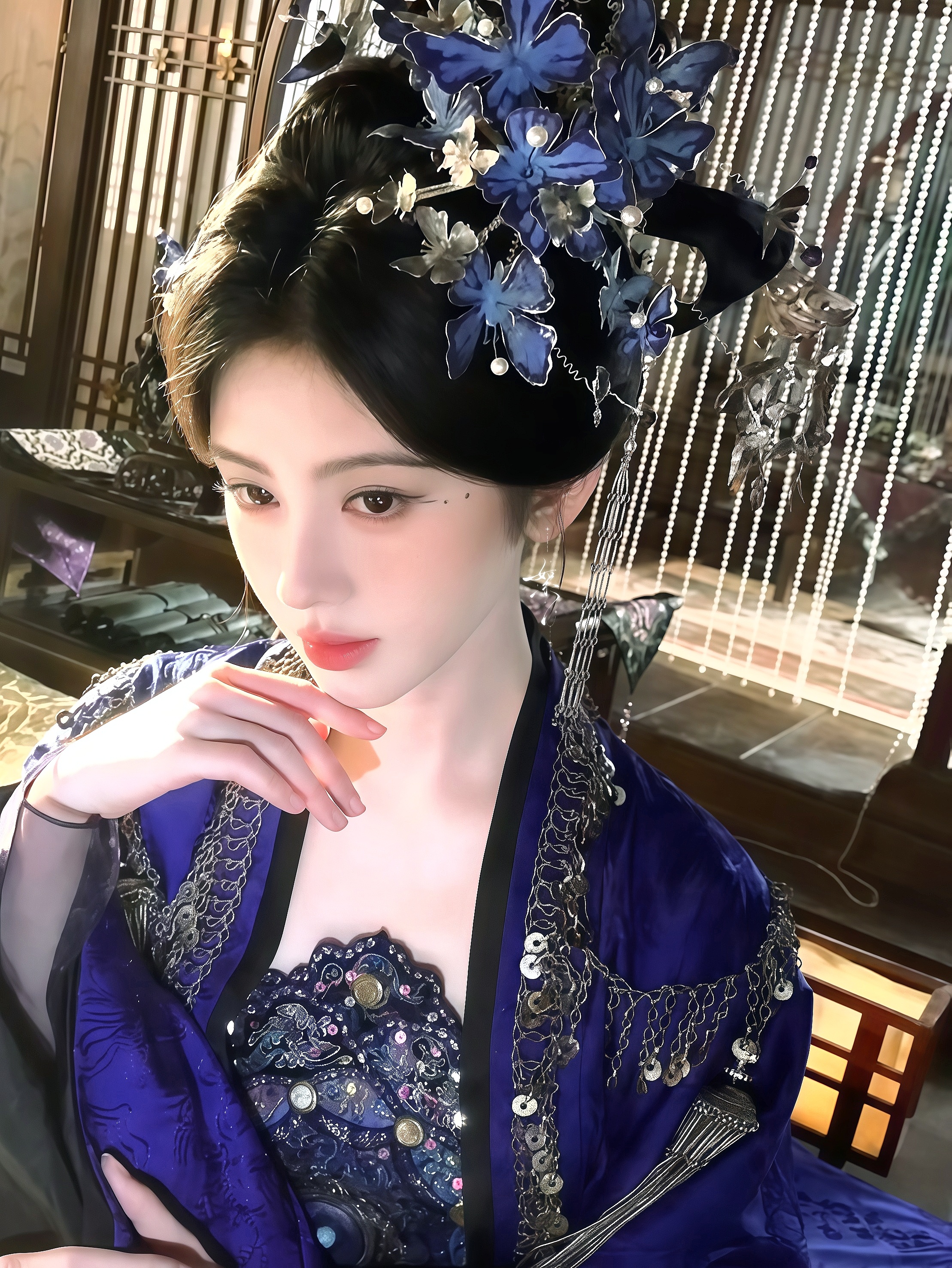 像蝴蝶像孔雀 