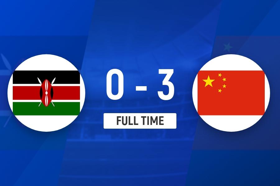 U17女足世界杯E组首轮：
肯尼亚0-3中国
上半场第12分钟，徐悦接吴逸晨送出