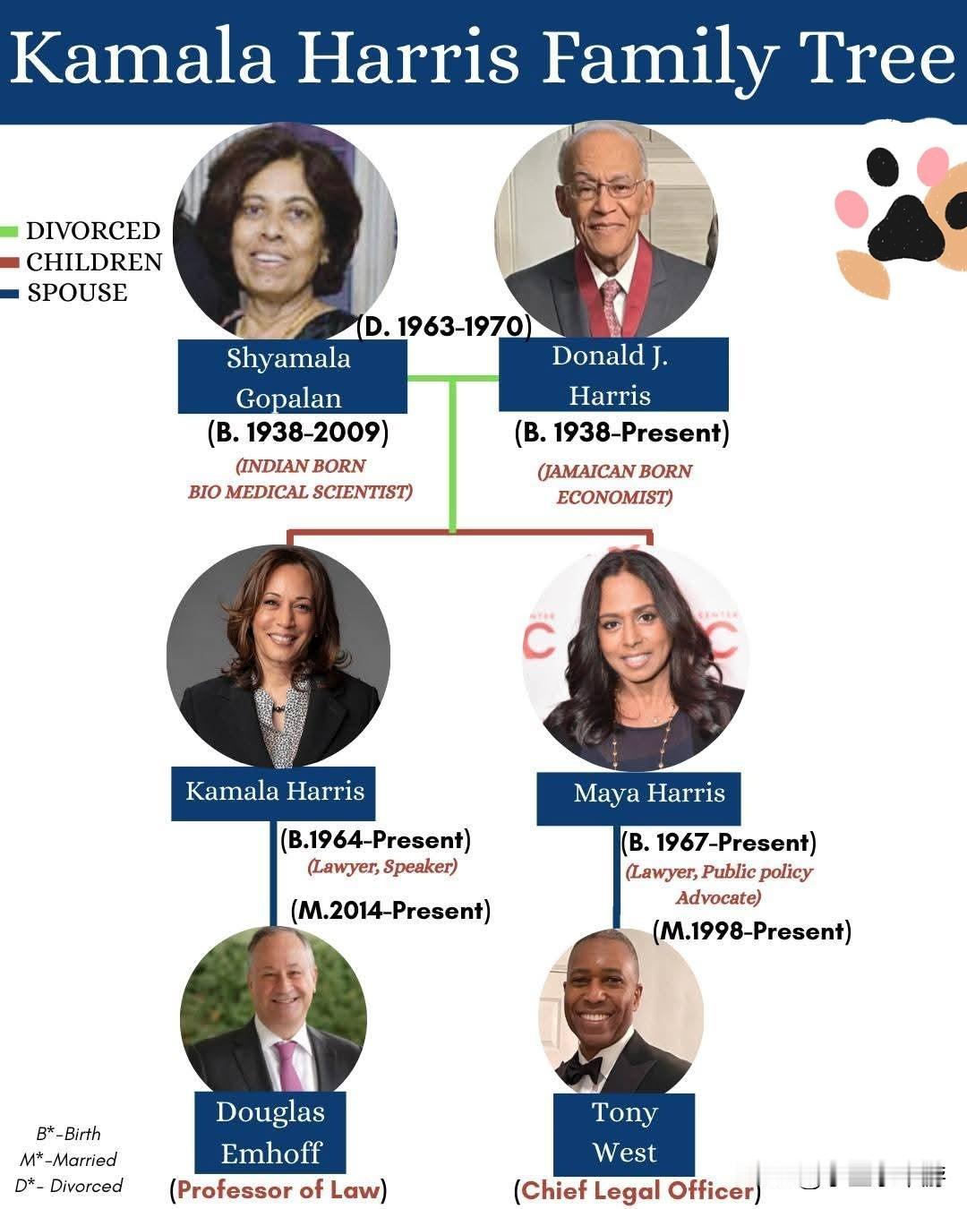 韧性之根：卡玛拉·哈里斯背后非凡的家族
卡玛拉·哈里斯 家族生活方式
 
核心家