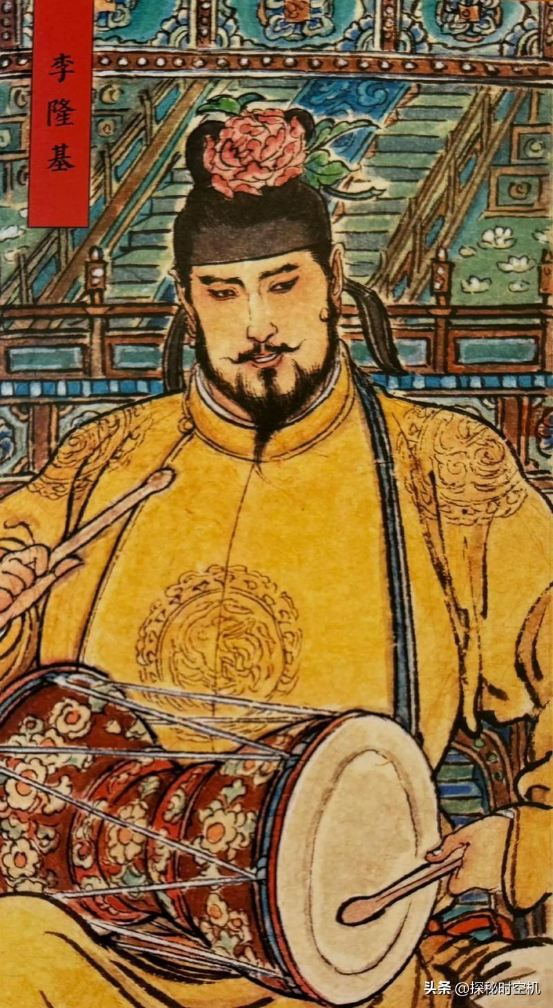 公元690年九月初九，六岁的李隆基“男扮女装”，为武则天跳了一曲《长命西河女》。