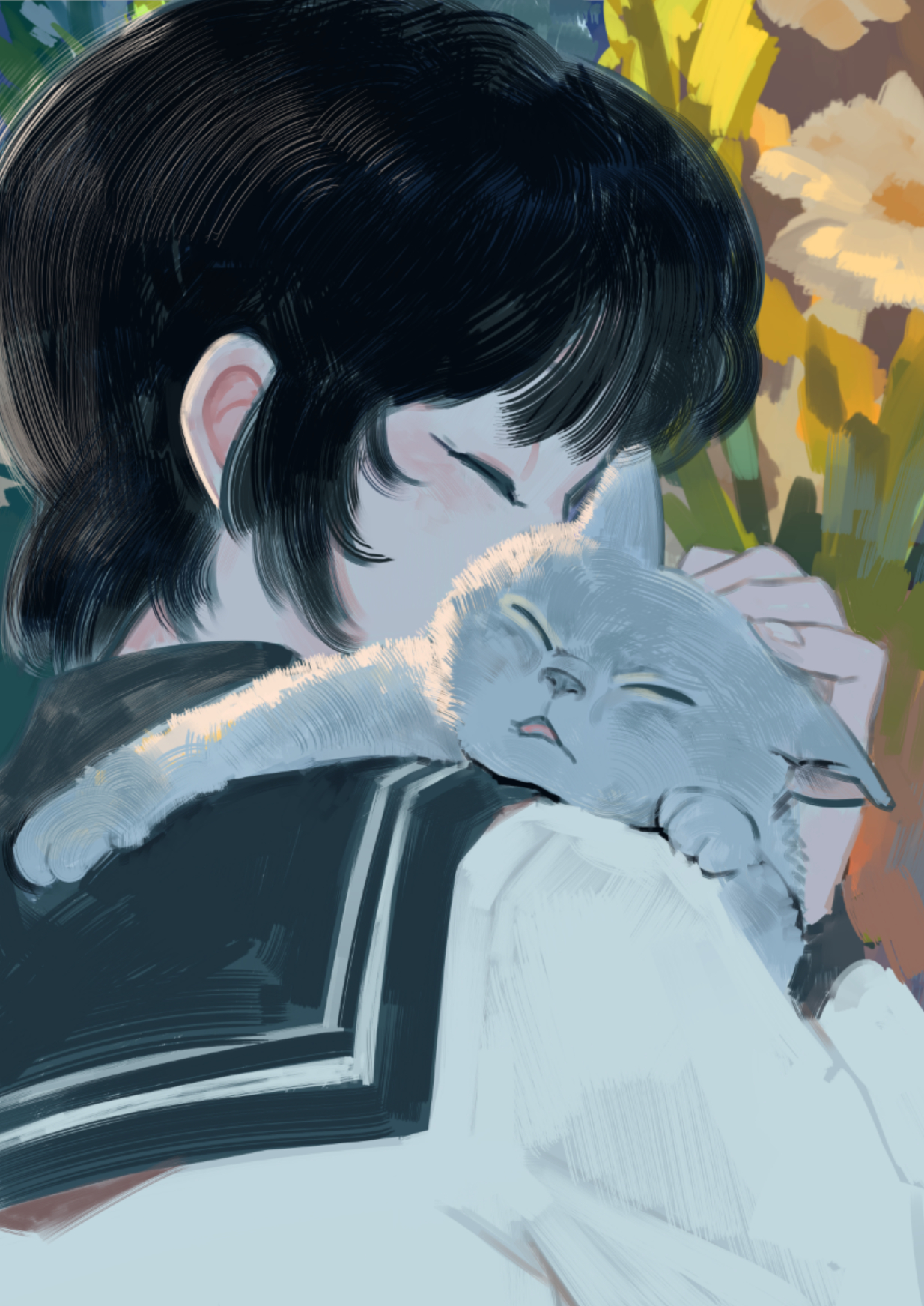 一组喜欢的邦乔彦插画图 ​​​