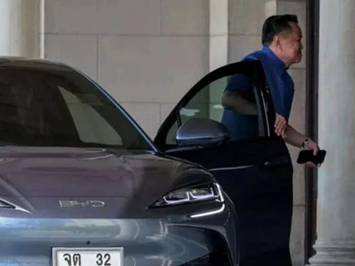 泰国总理换了一辆中国电动车 