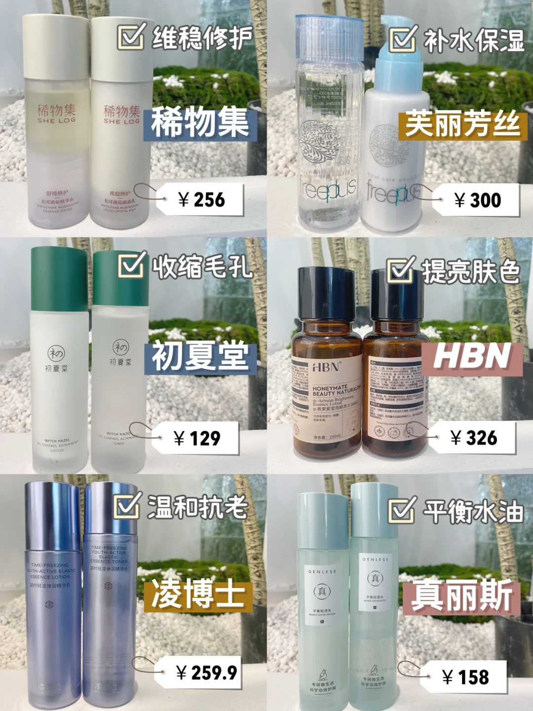 平价好用水乳合集！不同功效都有快抄作业