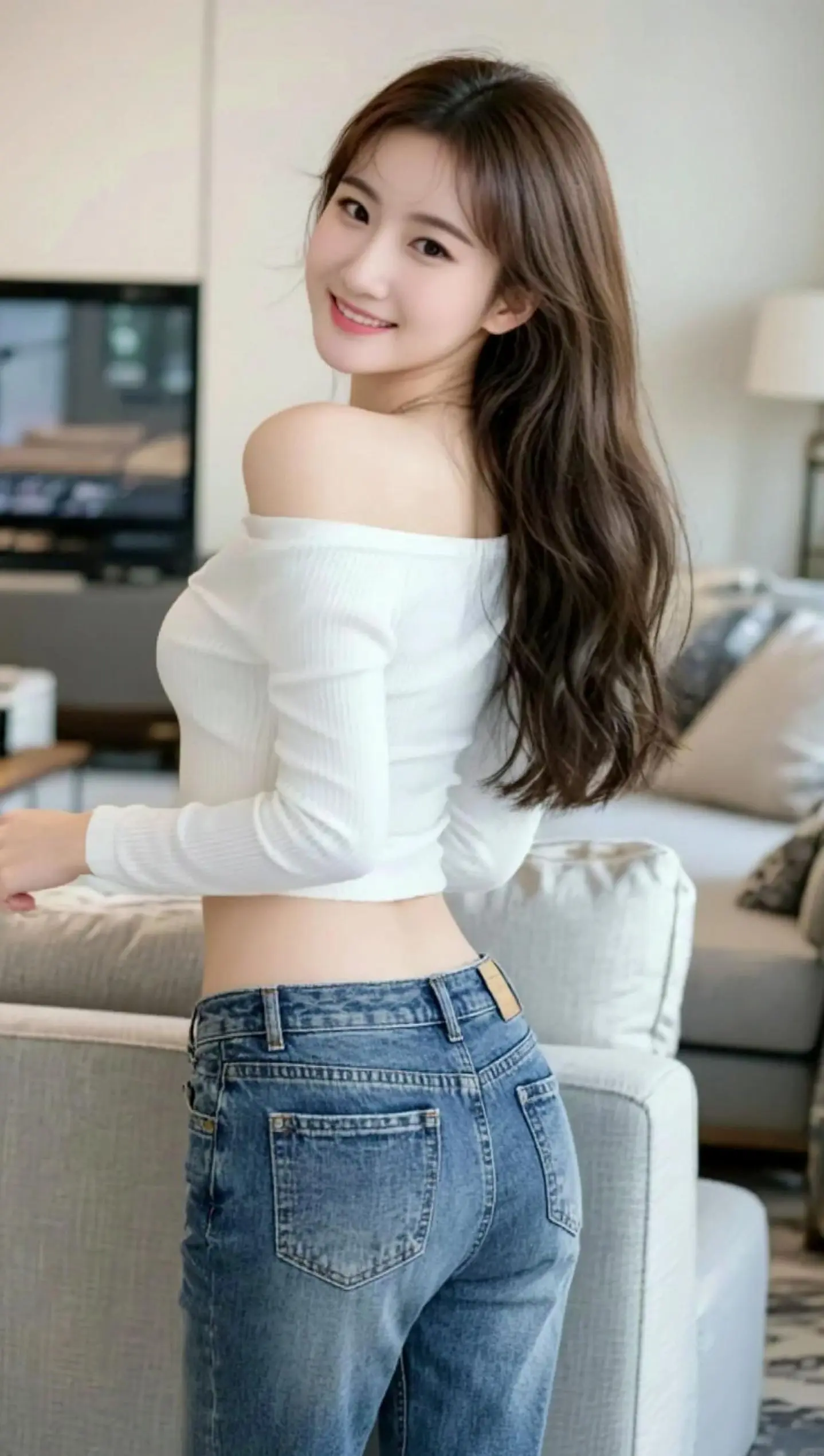 AI露肩生活照 随变ai随便玩