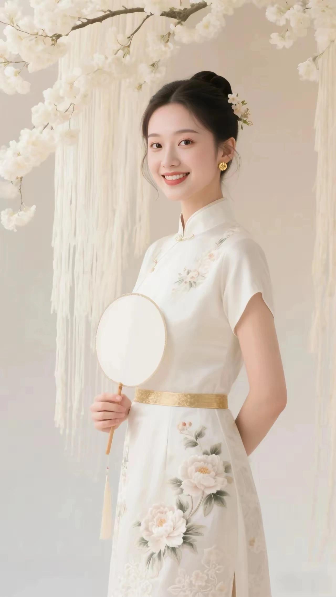 中国旗袍，文化传承。
中西融合，推陈出新。
贴身裁剪 ，凸显性感。
大家闺秀，小