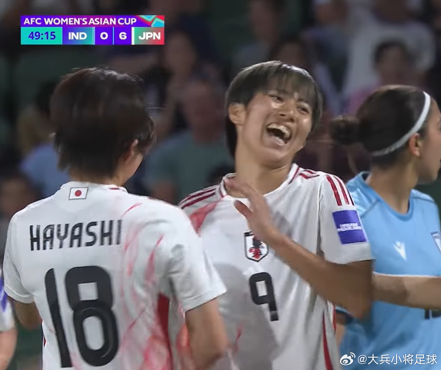 nadeshiko japan日本女子代表 植木理子：我也没想到抡一脚就进球～女