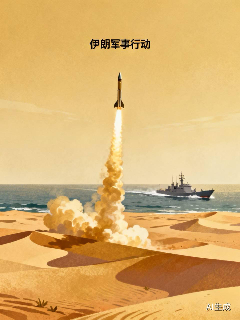 伊朗称已打击多处美军事目标，行动现场最新画面公布当地时间7月20日，伊朗伊斯兰革