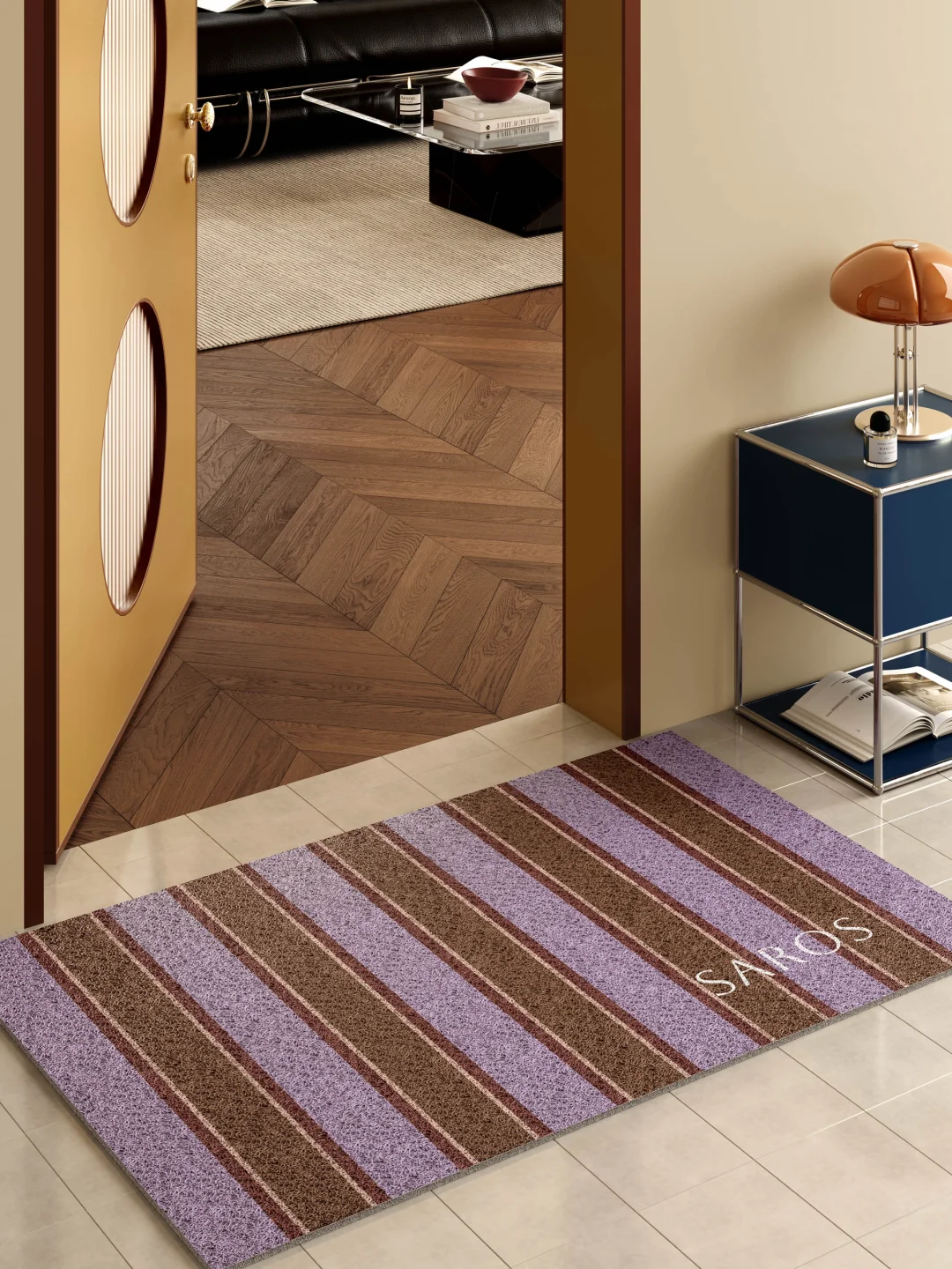 玄关改造刚需🟣🟤低饱和紫棕 yyds！