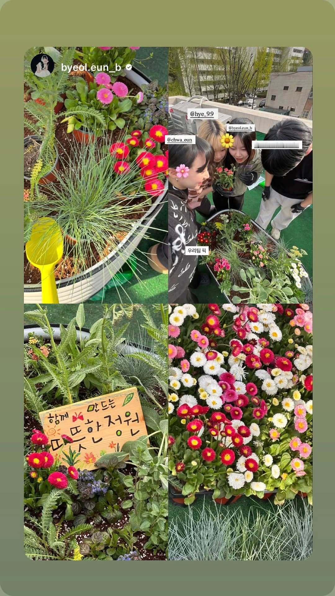 “CB百蓝_。260413金厉旭 ins story更新两则： 