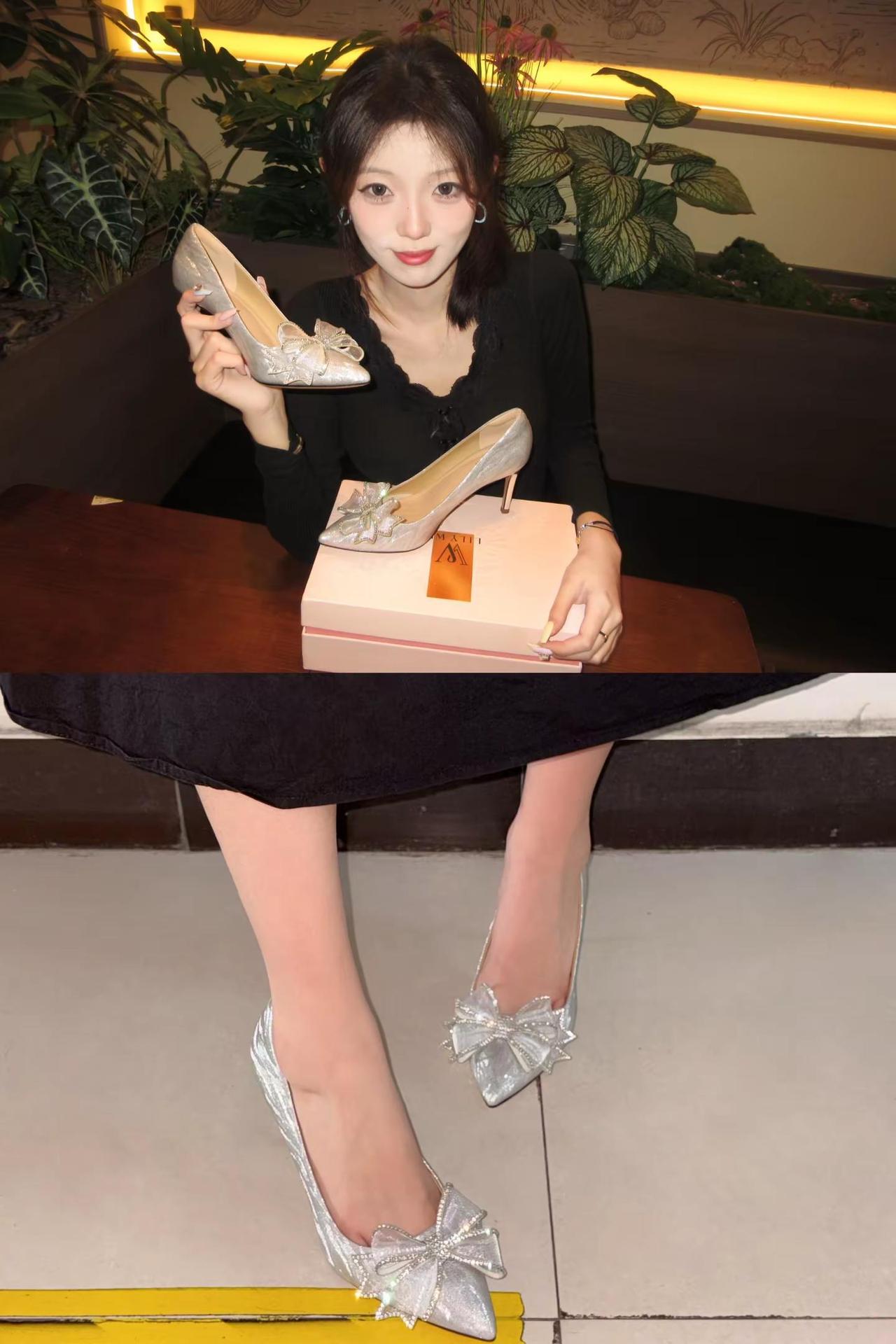 普通的一天收到了喜欢的高跟鞋