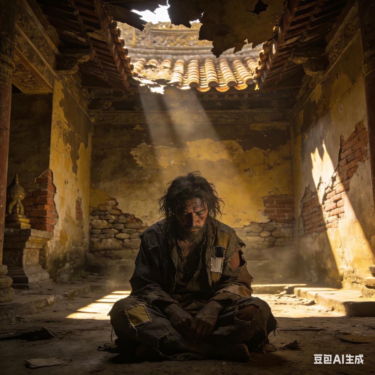 解放前，松溪的一个小山村忽然来了个疯疯癫癫的男人。

寒冬腊月里，他住在村口的小