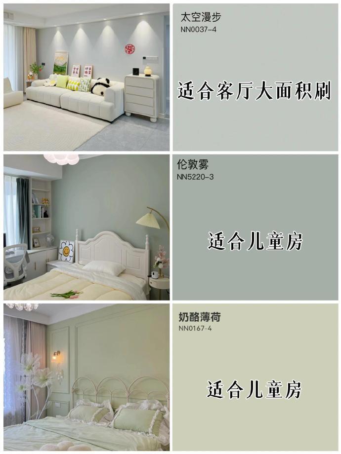 乳胶漆 热门色号，网友总结参考。 ​​​