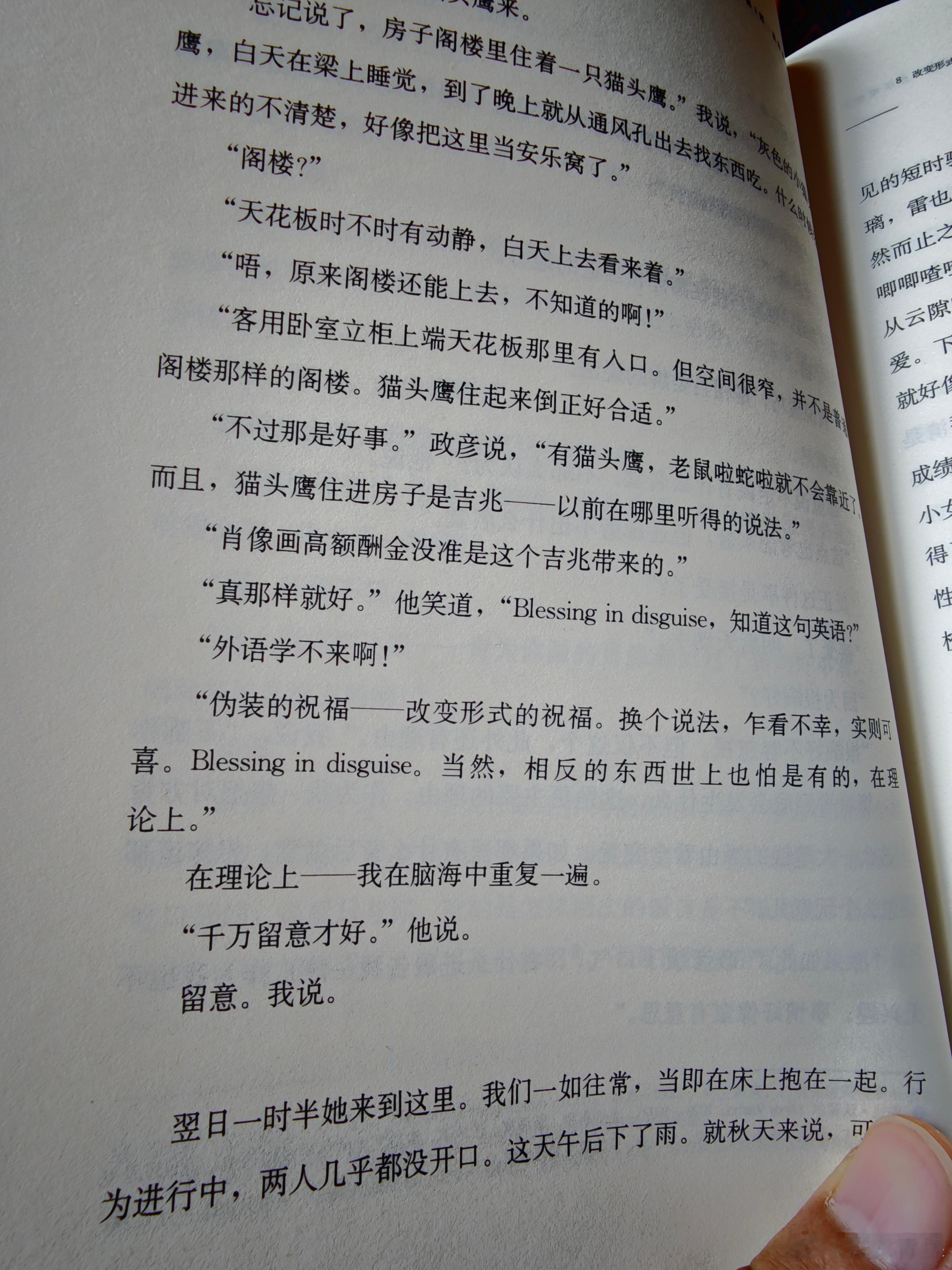 那就blessing in disguise 