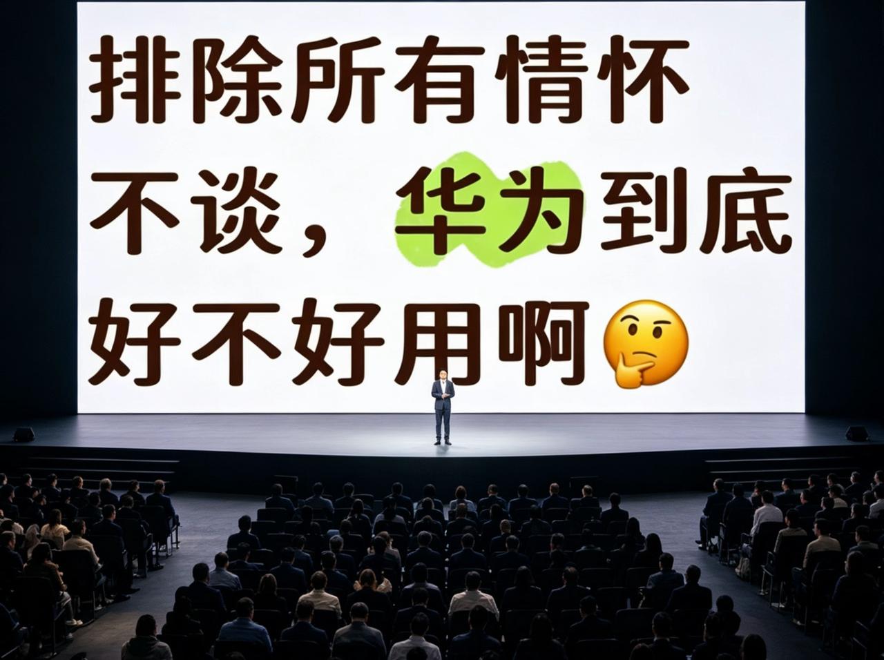 “抛开情怀不谈，华为到底好不好用？”这题一出，评论区直接吵翻。有人说信号续航是真