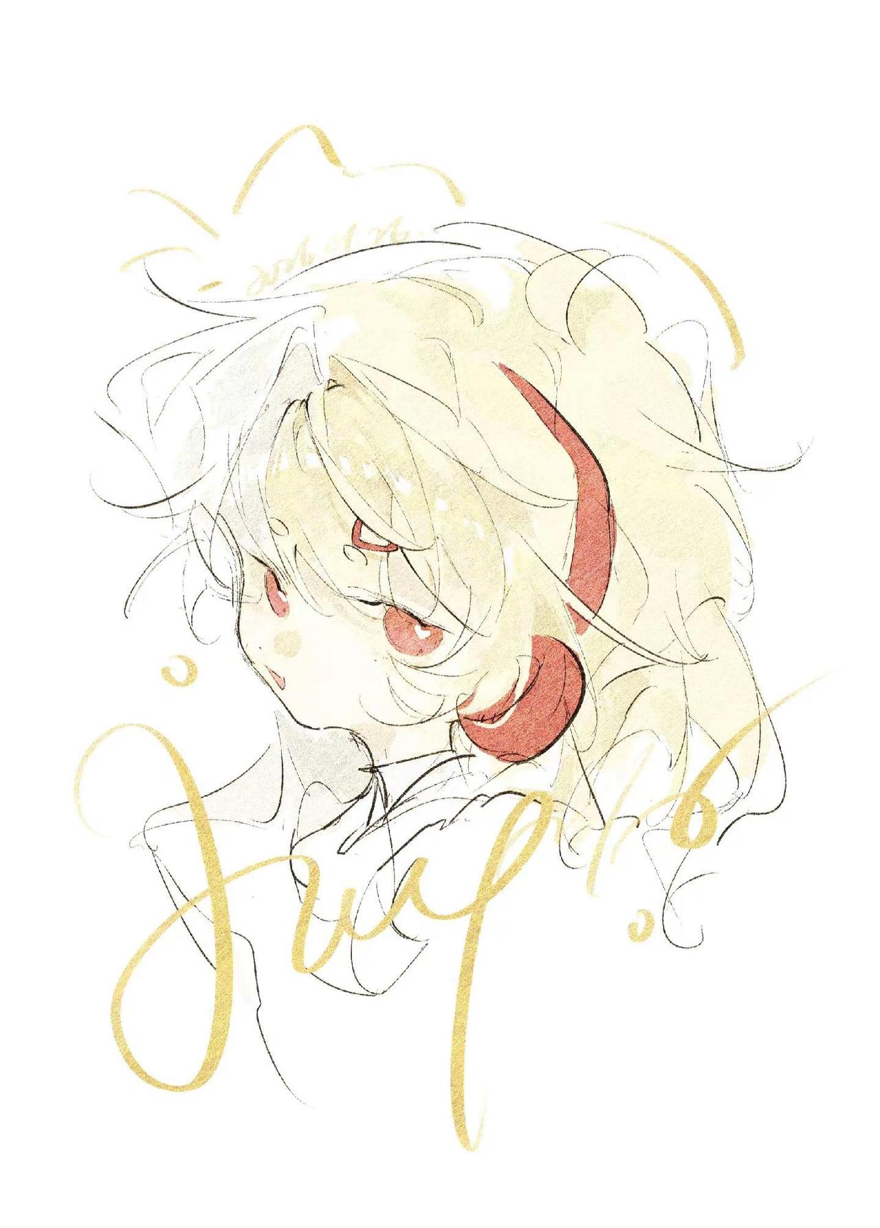 冬天❄️。稿绘画