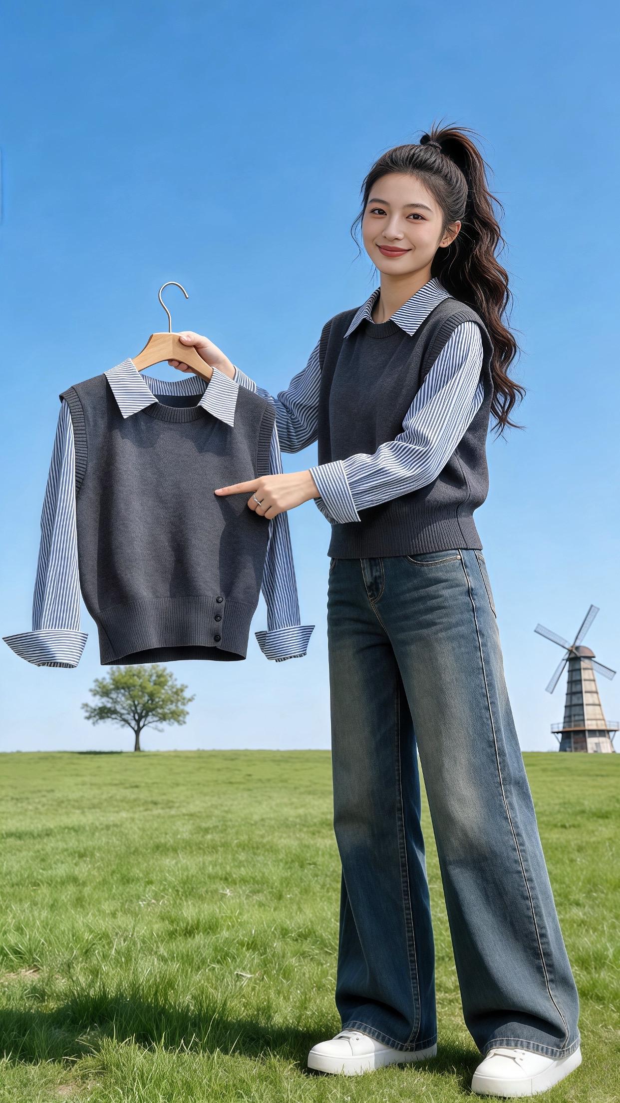 用1on1秀出你的穿搭 早春新衣穿搭 hello时尚季 春天彩色穿搭万...