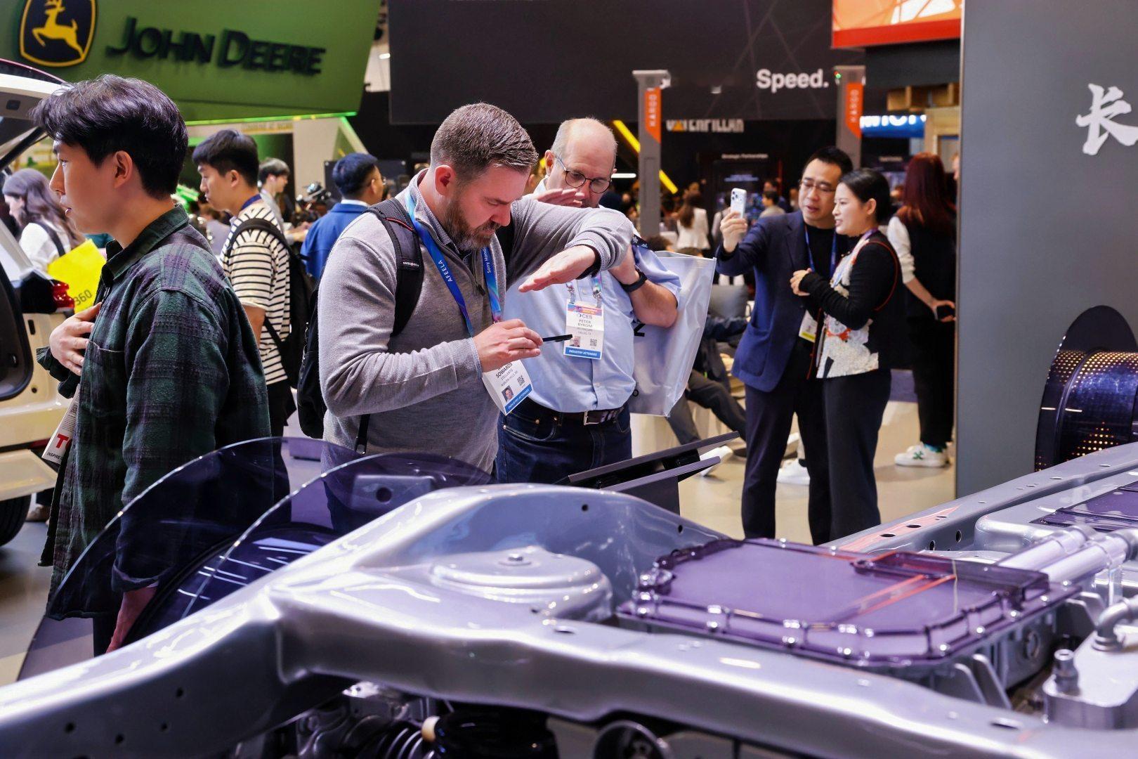 谁能想到一家车企会在CES大秀东方美学2026 CES长城展台惊艳全球这次长城军