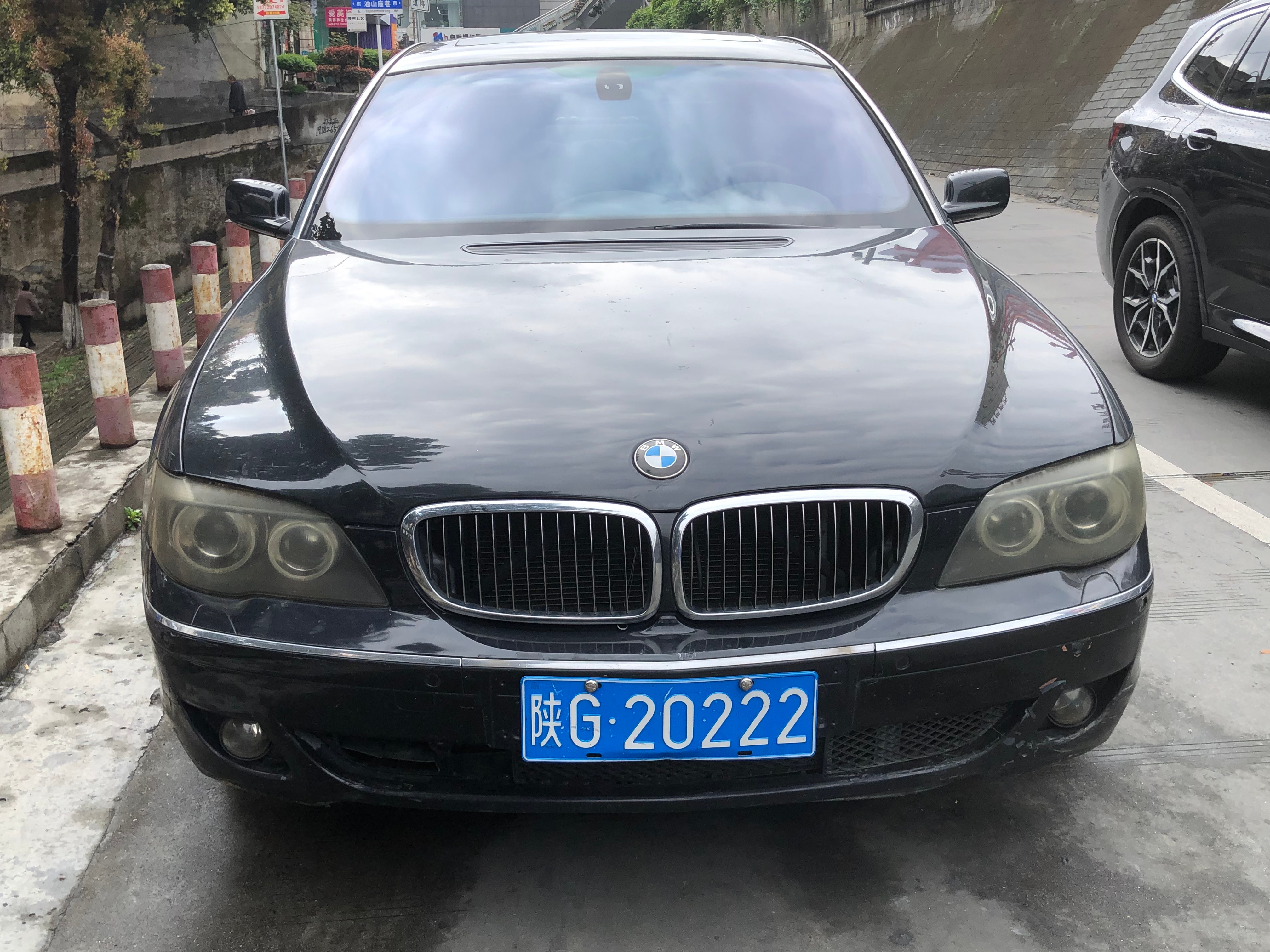 全球车牌 陕G20222宝马750Li 安康