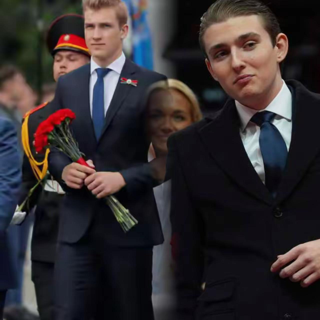 同为第一公子，谁的颜和气质更胜一筹呢？
一个是白俄罗斯的总统之子，一个是美国总统