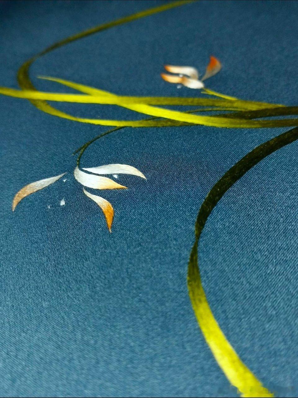 蜀绣最美兰花~ ​​​