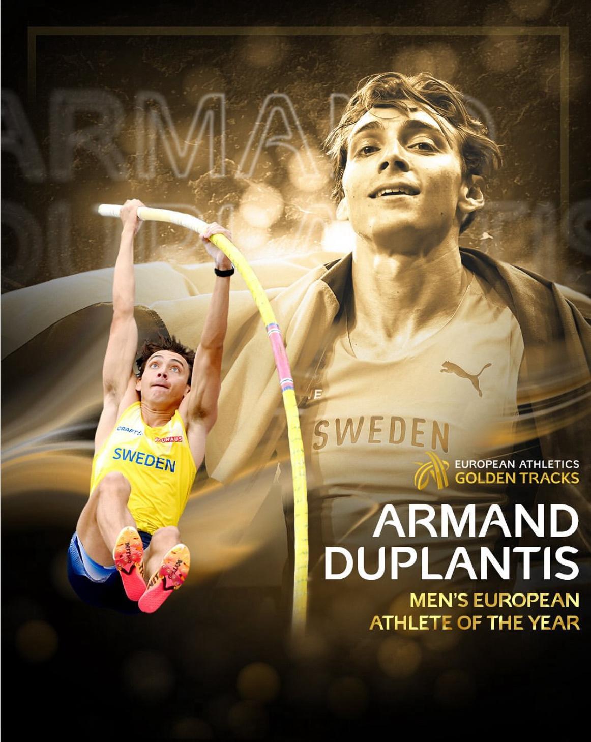 黄蓝军--🇸🇪杜普兰蒂斯🇺🇦玛胡奇科先把欧洲年度最佳运动员拿下#田径说一