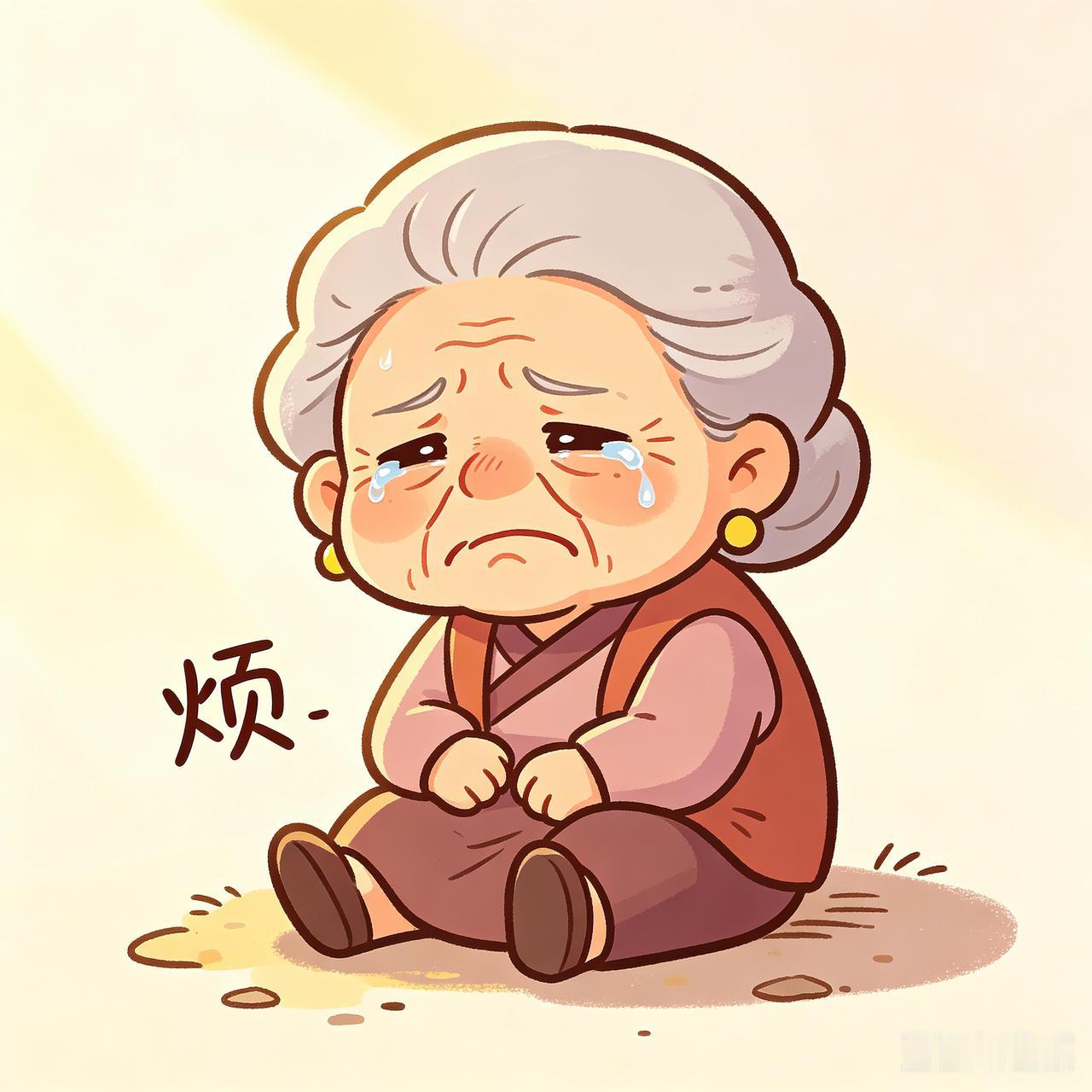 接上文。

大姑姐和海哥回来了，要带婆婆去医院，她坚决不肯。等他们走了，她接着叨