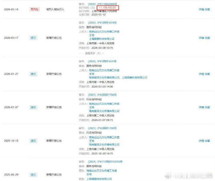 姜乘澜被执行1119万近日，原美妆博主程十安（现名姜乘澜）在改名复出不久后，其关