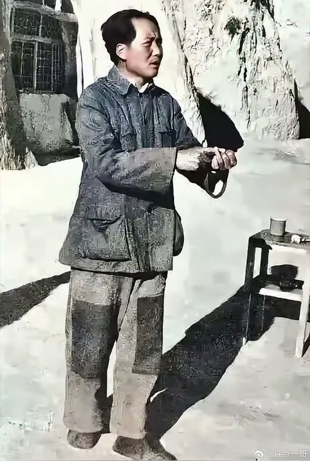 没有他就没有新中国，一粥一饭当思伟人恩 