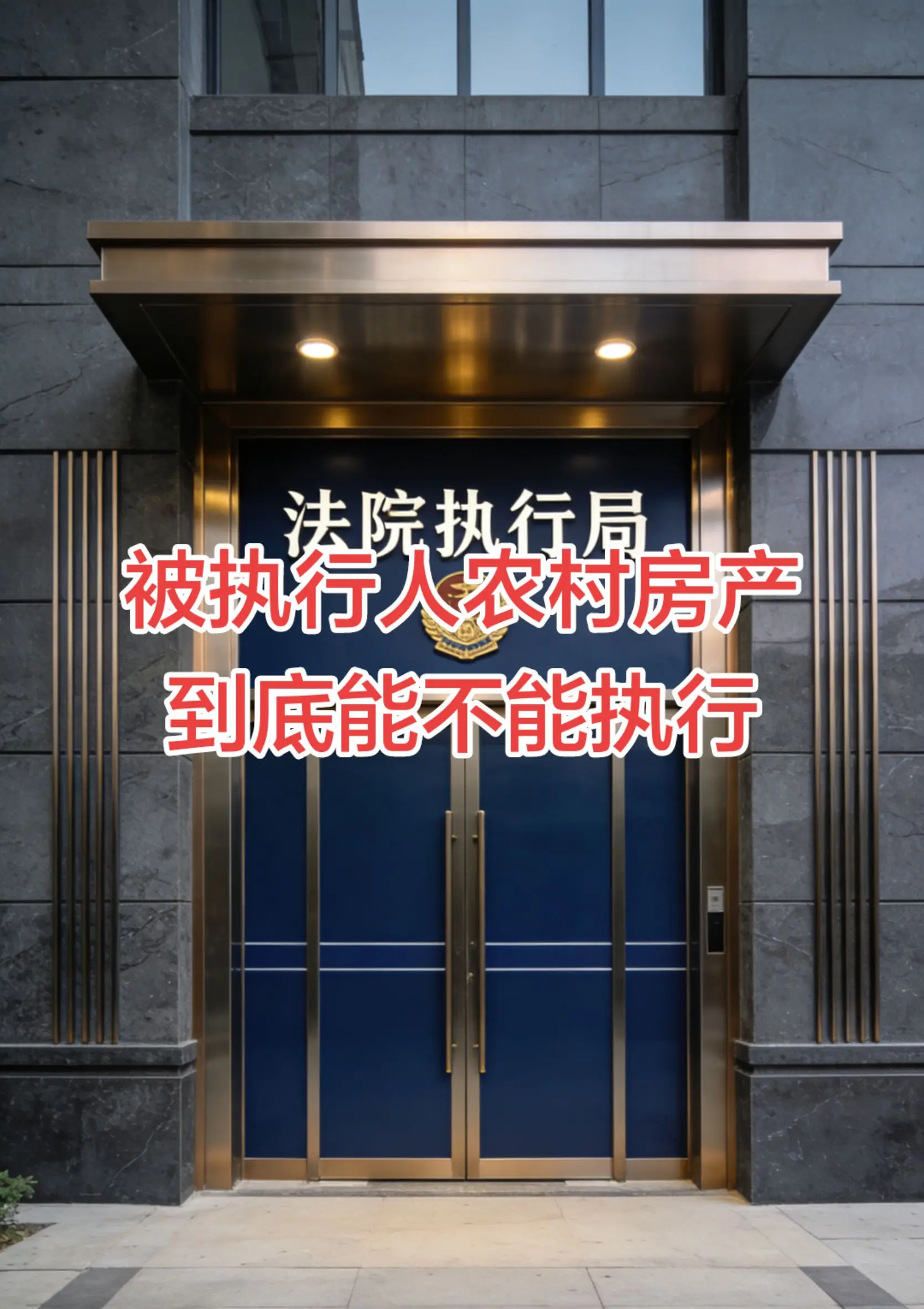 被执行人在农村有宅基地能执行吗？ 有条件可以执行，别被他忽悠说动不了。...