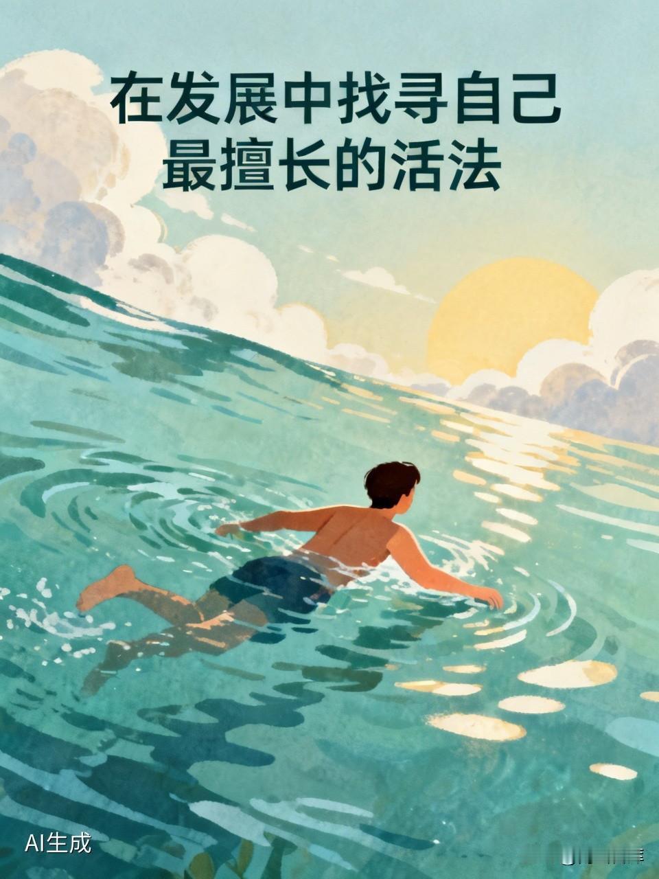 “在发展中找寻自己最擅长的活法”，这句话的核心，是把人生看作一个动态探索的过程，
