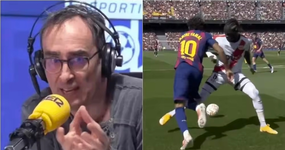 巴萨vs巴列卡诺亚马尔涉嫌假摔？前西甲裁判：我认为那是点球本轮西甲，巴萨1-0击