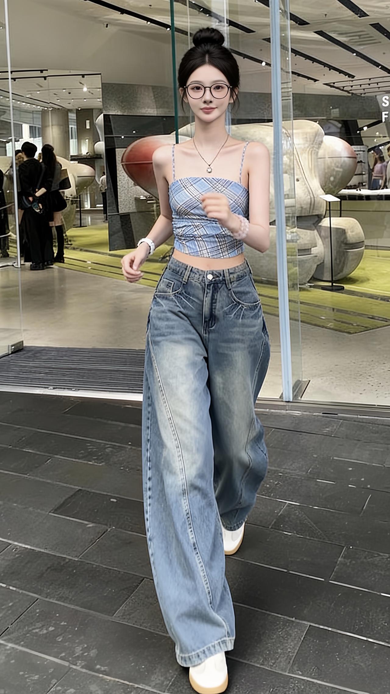 ootd日常穿搭 阔腿裤女 小个子穿搭 藏肉显瘦穿搭 梨型身材穿搭